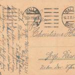 AK Halle Saale Burg Brücke Giebichenstein Sachsen-Anhalt 1921 gelaufen Postkarte