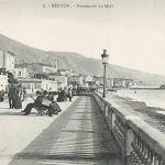 AK Menton Promenade du Midi Frankreich ungelaufen Postkarte