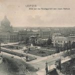 AK Leipzig Reichsgericht Neues Rathaus Sachsen 1907 gelaufen Postkarte