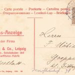 AK Leipzig Reichsgericht Neues Rathaus Sachsen 1907 gelaufen Postkarte