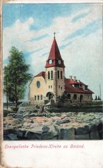 Evangelische Friedens-Kirche zu Gmünd Österreich Postkarte AK