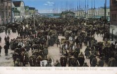 Libau von den Deutschen besetzt Östlicher Kriegsschauplatz Lettland Postkarte AK