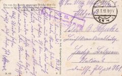 Brücke über die Drixe Mitau Lettland Postkarte AK 1918