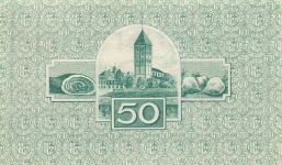 50 Pfennig x Notgeld NIEDERLAHNSTEIN Kriegsjahr 1917