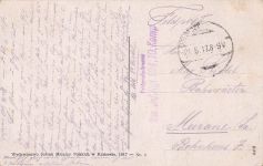 Ringplatz mit Hotel - Rynek in Brzezany Bereschany Ukraine Postkarte AK 1917