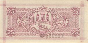 25 Pfennig Notgeld BIEDENKOPF Stadt