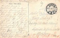 Posen Alter Markt Feldpostkarte AK 1916