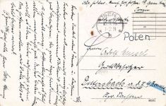 Alter Markt mit Straßenbahn in Posen Postkarte AK 1916