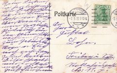 Kornblumen-Tag in Chemnitz Sachsen Postkarte AK 1913