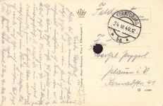 Blick vom Kahlenberg auf Korneuburg Österreich Postkarte AK 1940