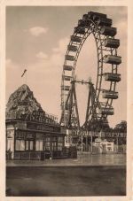 Riesenrad in Wien Österreich Postkarte AK
