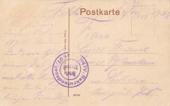 Bergstraße mit Lok in Mörchingen Morhange Frankreich Postkarte AK