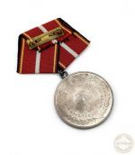 DDR Verdienstmedaille der NVA in Silber 900 Punze 4 Urkunde Oberstleutnant 1970