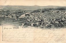 AK Wetzlar Gesamtansicht Hessen 1898 gelaufen Postkarte