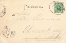 AK Wetzlar Gesamtansicht Hessen 1898 gelaufen Postkarte