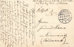 AK Bromberg Regierungspark Kirche Westpreussen 1915 gelaufen Postkarte