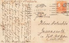 AK Chemnitz Küchwaldschänke Sachsen 1917 gelaufen Postkarte