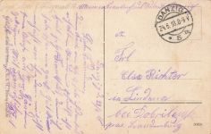 Aufziehen der Wache in Danzig Postkarte AK 1918