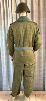 DDR NVA Major Winter Felddienstuniform mit Stahlhelm Gr. g48 Offizier