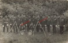 Foto AK 1.WK Soldaten mit Ordensspangen Abzeichen Militärverein Sachsen