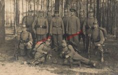 Foto AK 1.WK Soldaten Pickelhaube Preußen Res. Inf. Regt. 206 Zossen
