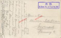 Foto AK 1.WK Soldaten Pickelhaube Preußen Res. Inf. Regt. 206 Zossen