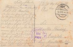AK Insterburg Hindenburgstrasse Ostpreussen 1917 gelaufen Postkarte