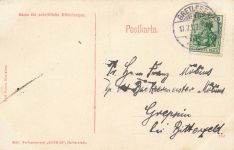 AK Bretleben Bahnhof Strasse Totalansicht Thüringen 1907 gelaufen Postkarte