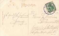 AK Bitterfeld Waldhaus Zöckeritz Sachsen-Anhalt 1908 gelaufen Postkarte