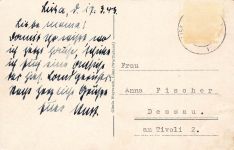 AK Lissa Landgericht Denkmal Posen Wartheland 1943 gelaufen Postkarte