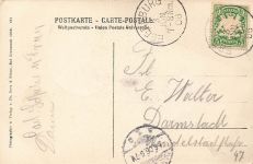 Hutten Sickingen Denkmal in Ebernburg Rheinland-Pfalz Postkarte AK 1906