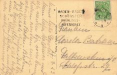 Kurhaus in Baden-Baden Baden-Württemberg Postkarte AK 1923