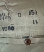 DDR NVA Offizier Uniformjacke 1973 schwarzer Kragen g48-1