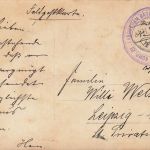 Fotokarte 1.WK Deutscher Landsturm Soldat mit Pistole Bajonett in Belgien