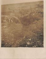 Fotokarte 1.WK Erbeutetes englisches Geschütz in Frankreich