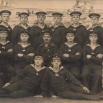 Fotokarte 1.WK Deutsche Matrosen II.Torpedo Division Wilhelmshaven
