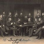 Fotokarte 1.WK Deutsche Matrosen beim U-Boot Kursus