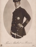 AK 1.WK Prinz Adalbert von Preussen Portrait ungelaufen Patriotika Postkarte