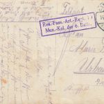 Fotokarte 1.WK Deutsche Soldaten Res.-Fuss.-Art.-Regt.10 Westfront