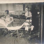 Fotokarte 1.WK Wir hatten auch mal ein schönes Bett Soldaten Westfront