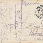 Fotokarte 1.WK deutsche Soldaten 3.Fuss Art.Mun.Kol. bei Artois Frankreich