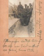 Fotokarte 1.WK deutsche Soldaten Champagne Schützengraben Prosnes Frankreich