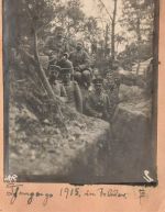 Fotokarte 1.WK deutsche Soldaten Champagne im Schützengraben Prosnes Frankreich