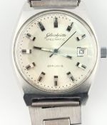 Glashütte Herren Armbanduhr "Ehrengeschenk der SED" Spezimatic DDR GUB