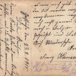 Fotokarte 1.WK deutsche Soldaten Pistole und Hund Dobermann