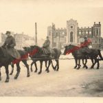 Deutsche Gebirgsjäger mit Geschütz am Bahnhof Orel Russland Ostfront