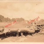 notgelandetes englisches FLugzeug Fairey Battle bei Ostende Fland Belgien