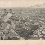 AK Lissa Lezno Stadtansicht Kirche Posen ungelaufen Postkarte