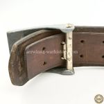 Hitlerjugend (Hj) Koppelschloss M4/39 Zinkausführung mit Riemen