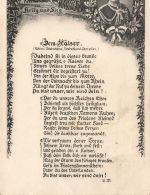 AK 1.WK Spruchkarte Krieg und Sieg Dem Kaiser Wilhelm II 1916 Patriotika